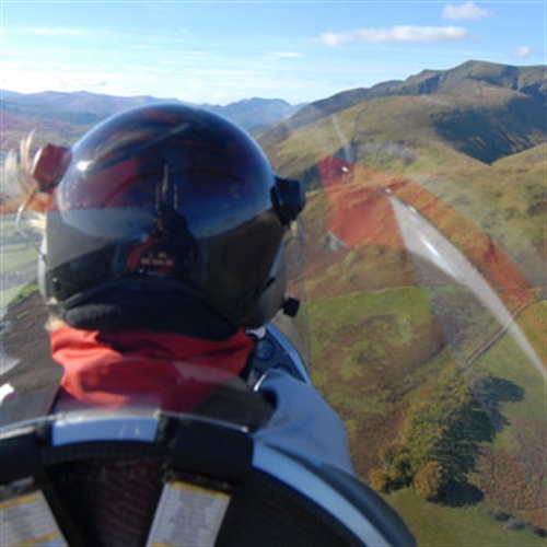 view from gyrocopter view from gyrocopter